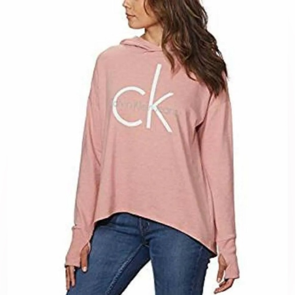 Calvin Klein Jeans Womens Lightweight Relaxed Fit Hoodie - Picture 1 of 12